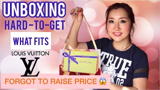 LV FORGOT TO RAISE PRICE HARD TO GET ITEM😱UNBOXING Louis Vuitton🎁WHAT FITS POCHETTE ACCESSOIRES