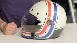 bell bullitt retro motorcycle helmet rsd viva l Carbon Mulholland Matte / Gloss Black / Red,Small Bell Bullitt Speedway Helmet In the late 1960s Bell released the Star BELL Bullitt Street On-road Helmet