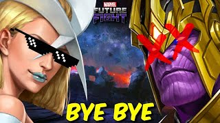 Emma Frost oneshots Thanos without even attacking??? - Marvel Future Fight