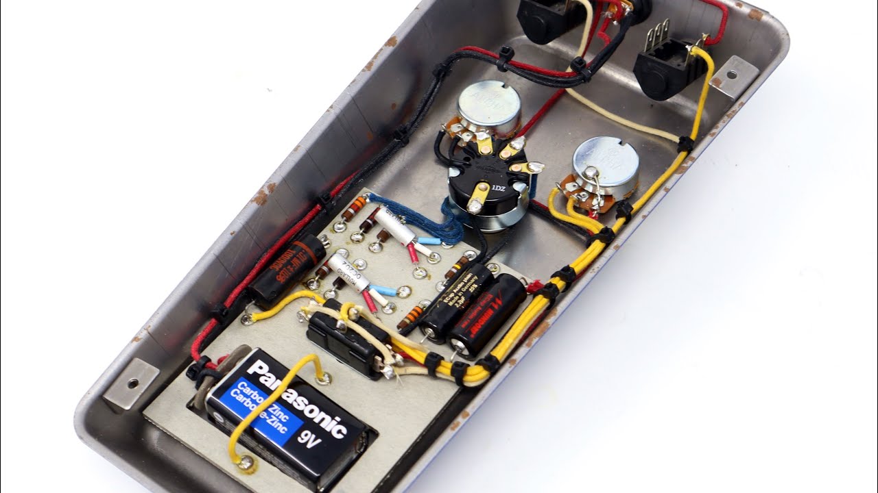 Long Island Sounds Modified Silicon Fuzz Face - Mullard OC202 Great Britain  Transistors