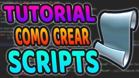 Tutorial como crear y usar SCRIPTS 📜 | * ROBLOX STUDIO *