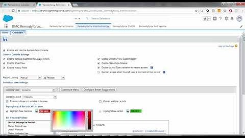 Highlighting Records from the Remedyforce Console