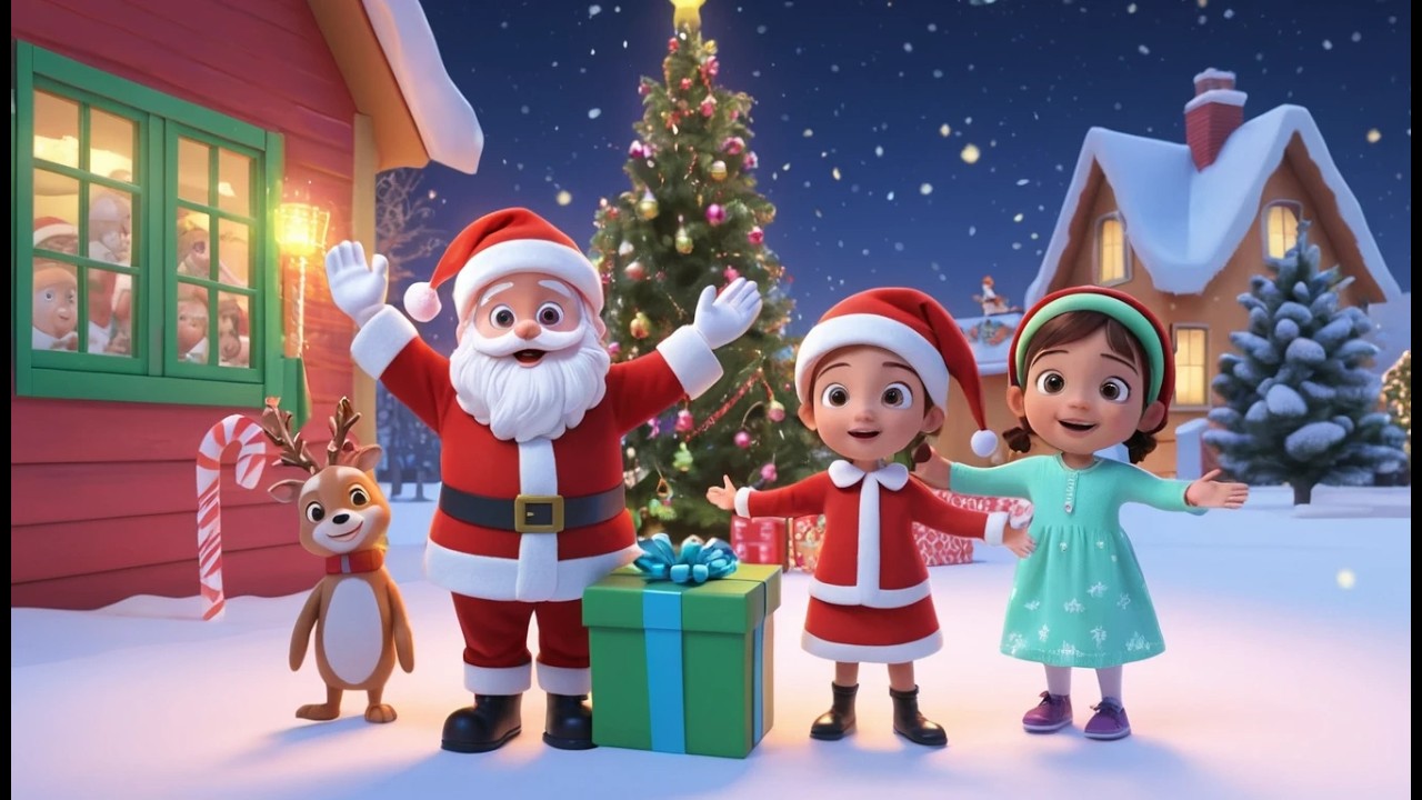 Santa Claus Song | Kids Nursery Rhymes | Fun & Festive Song for ...