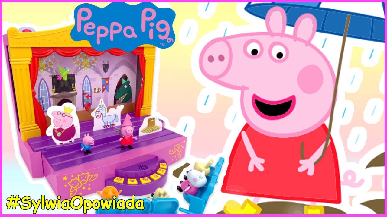 ŚWINKA PEPPA 🐷 PEPPA I DESZCZOWE PRZEDSTAWIENIE 🎭 bajki dla dzieci