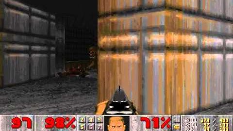 DOSBOX DOOM E1M7 둠 1-7 (Sound Blast)