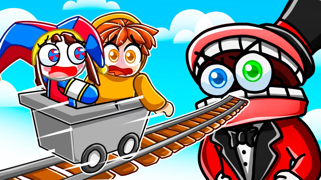 Roblox Cart Ride Into CAINE With POMNI! The Amazing Digital Circus