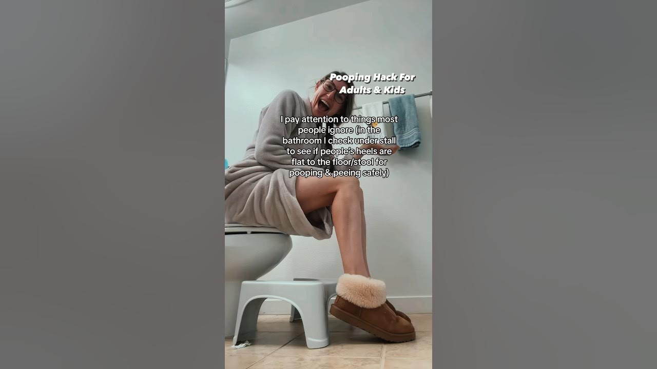 Pooping Hack For Adults & Kids! health education mom lifehacks 