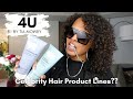 Trying Another Celebrity Hair Product Line! 4U by Tia Wash and Go Routine &amp; Review