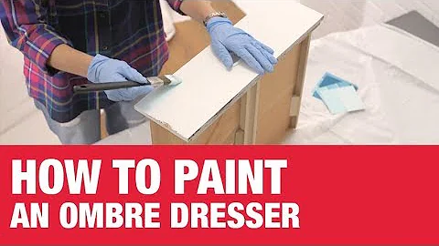 How To Paint an Ombre Dresser – Ace Hardware