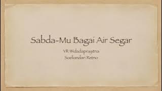 Sabda-Mu Bagai Air Segar karaoke