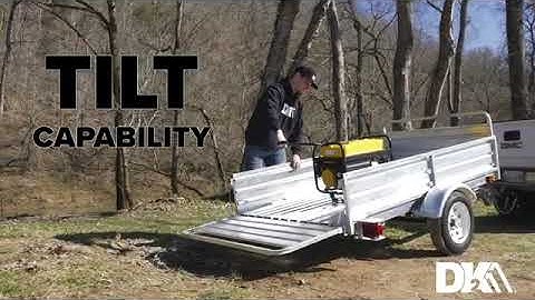 Detail K2 5 ft  x 7 ft  Multi Purpose Utility Trailer Kits Galvanized
