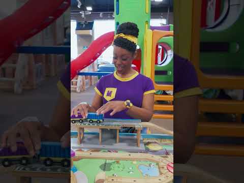 Play with Toy Trains! #shorts #blippi #vehicles #meekah #toys #games #colors #train #fun #play