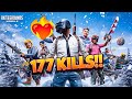 177 KILLS! 🤯 NEW WORLD RECORD in Frosty Funlab PUBG Mobile GOD GAME