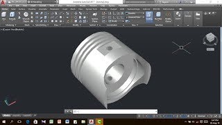 Auto CAD Tutorial # Piston Head Design