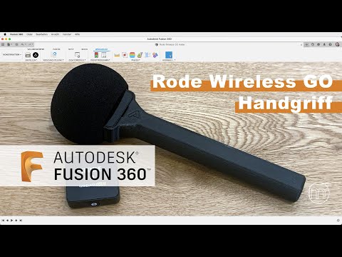 Rode Wireless GO Handgriff – Fusion 360 Tutorial