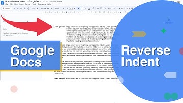 How To Reverse Indent On Google Docs