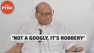 ‘Not a googly, it’s robbery’ - NCP supremo Sharad Pawar on Ajit Pawar joining Shinde-led govt
