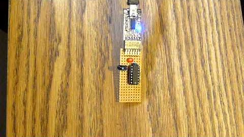 Building the IR capture device on protoboard