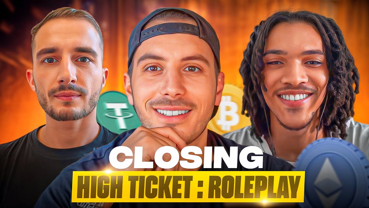Closing High Ticket Role Play - Offre Crypto Monnaie/Make Money avec €1M/an Coach [LIVE]