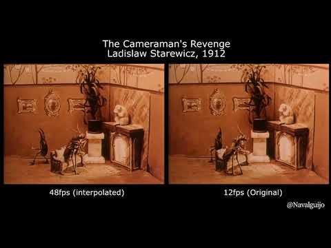 [48fps] Ladislaw Starewicz - The Cameraman's Revenge - 1912