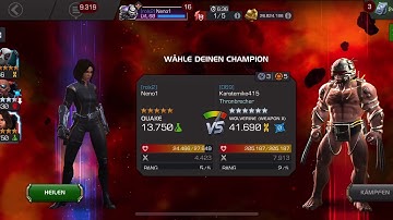 Quake vs Weapon X AW node 55 MCOC