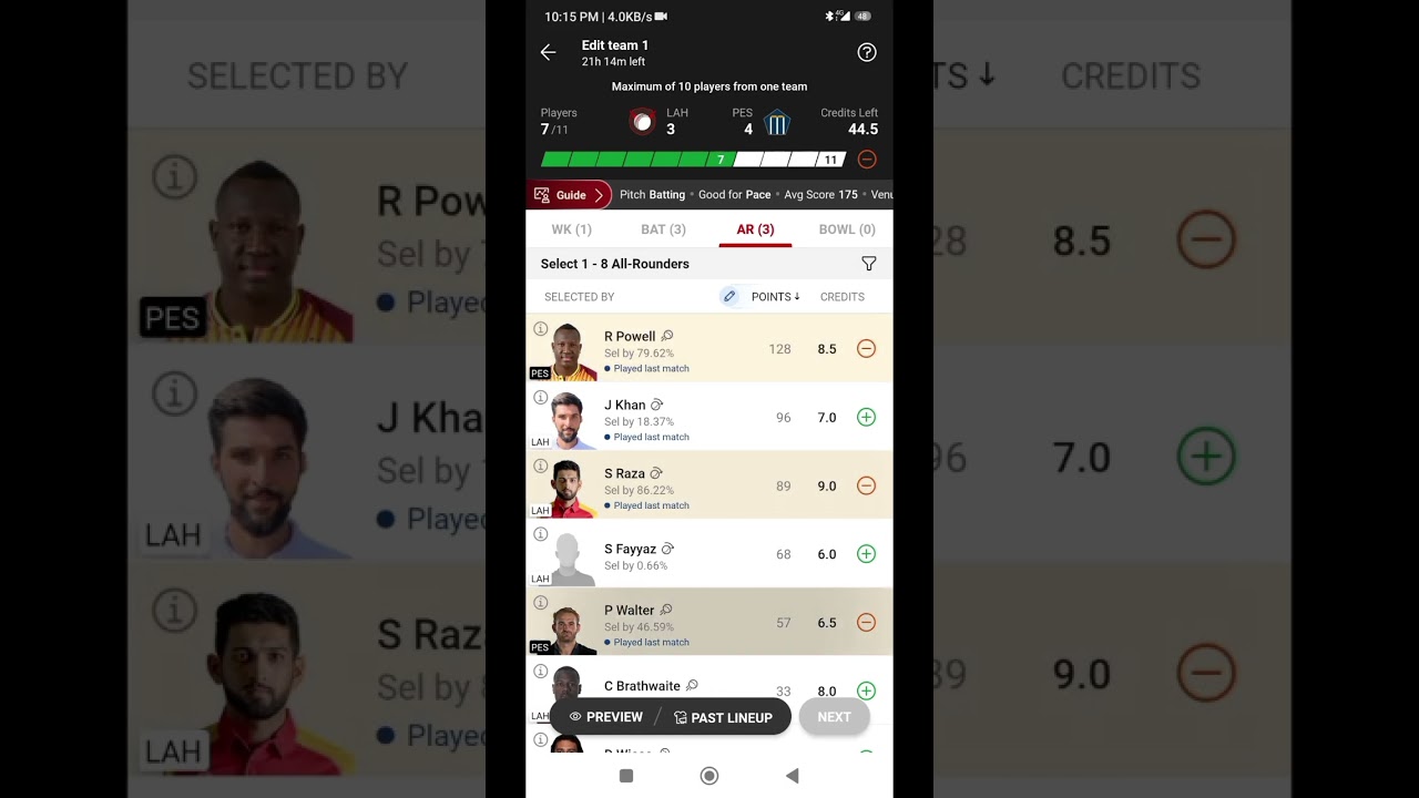 LAH vs PES Dream11, LAH vs PES Dream11 Prediction, Lahore Qalandars vs Peshawar Zalmi, PSL T20 Today