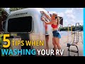 WASHING YOUR RV: WHAT TO WATCH OUT FOR!