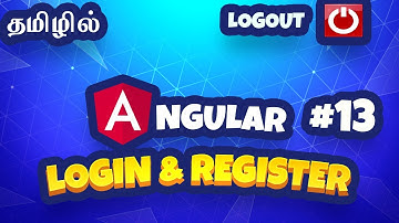 Angular Login & Register in Tamil - 13 - Logout | Remove Token