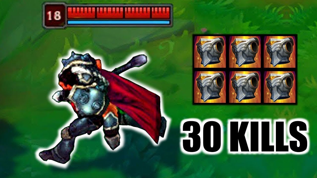 DARIUS IS UNKILLABLE - GARGOYLE = EZ WIN (30 kills)