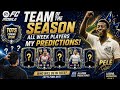 Team of the Season Prediction |(Bundesliga + Serie A + More!) | FCMOBILE 