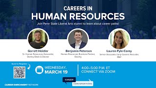 Alumni Career Conversations: Careers in Human Resources