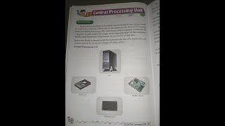 Computer std 3rd lesson no 5 central processing unit exercise video based on cce pattern