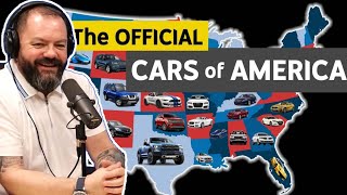 Most Popular Cars In Every US State! REACTION | OFFICE BLOKES REACT!!
