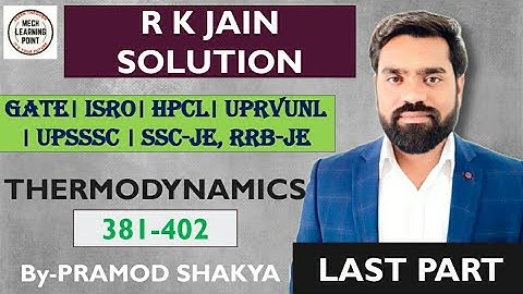 R k jain Mechanical objective solution| Thermodynamics Mcq|r k jain mechanical engineering objective