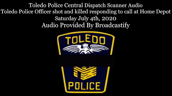 Toledo Police Central Dispatch Scanner Audio Officer shot and killed responding to call at Home
