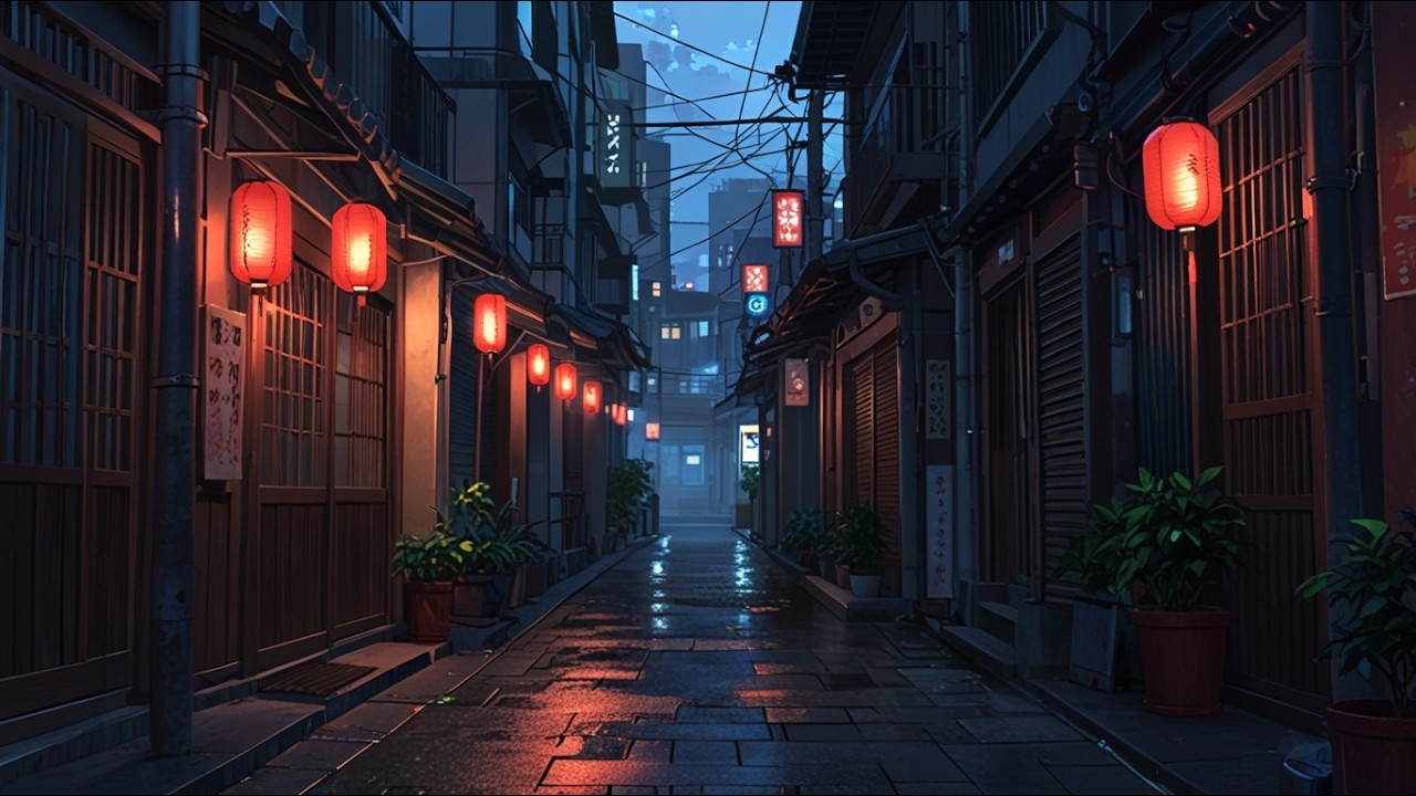 Rainy Nights & Quiet Thoughts 🌙🌧️ | Soft Lofi to Relax