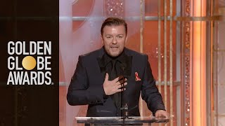 Ricky Gervais Opening Monologue I Golden Globes 2010