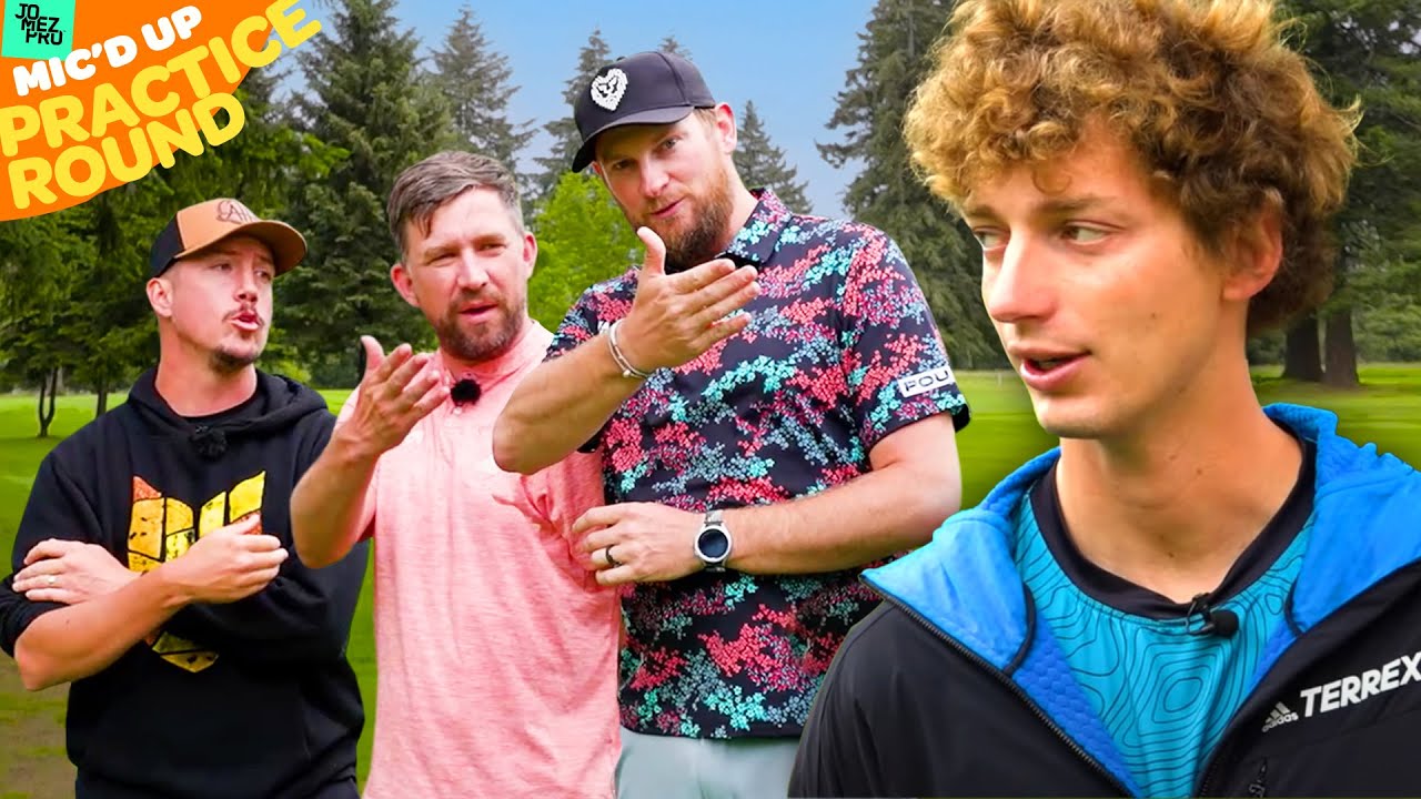 We got the HOTTEST guy on tour! | Portland Open F9 | Jomez Practice Round