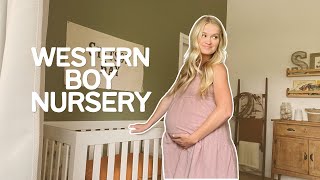 Western Baby Boy Nursery Tour | The Elrod Family