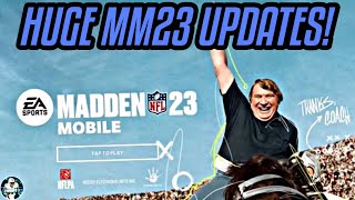 HUGE MADDEN MOBILE 23 UPDATES! Madden Mobile 23