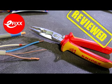 Knipex electrical installation pliers - 6?, 5? or 4? useful electricians tools in one.