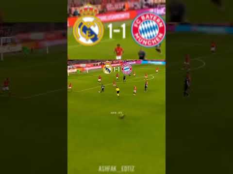 REAL MADRID VS BAYERN MUNCHEN SEMI FINAL