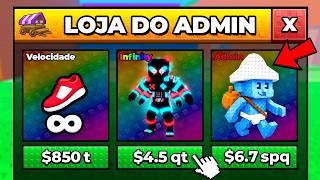 LIBEREI a LOJA DO ADMIN no Fuja do Tsunami para Brainrots...