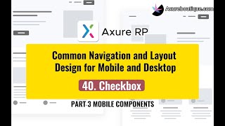 Common Navigation and Layout Design for Mobile and Desktop:40.Checkbox