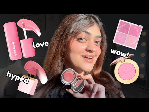 Ranking ALL my blushes 💕 25+ powder, cream, liquid blushes