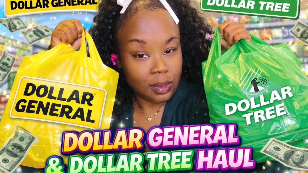 Dollar general and dollar tree haul 