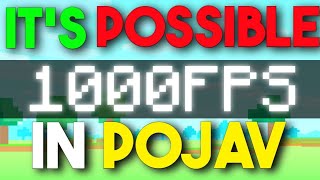 I Finally Reach The Maximum FPS Of Pojav 1000 FPS (Real or Fake)