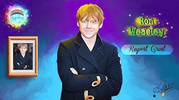 Digital Painting Workflow in Photoshop 🎨 RON WEASLEY 🎨 RUPERT GRINT 🎨 E014