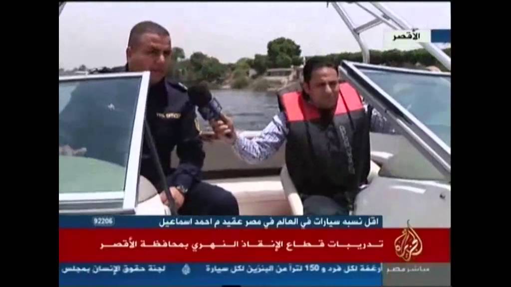 تدريبات قطاع الإنقاذ النهري بمحافظة الأقصر