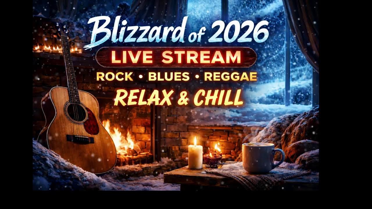 🔴LIVE – After the Blizzard ❄️ Rock, Reggae, & Hypnotic 70s to Wind Down